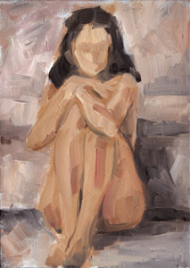 seated nude